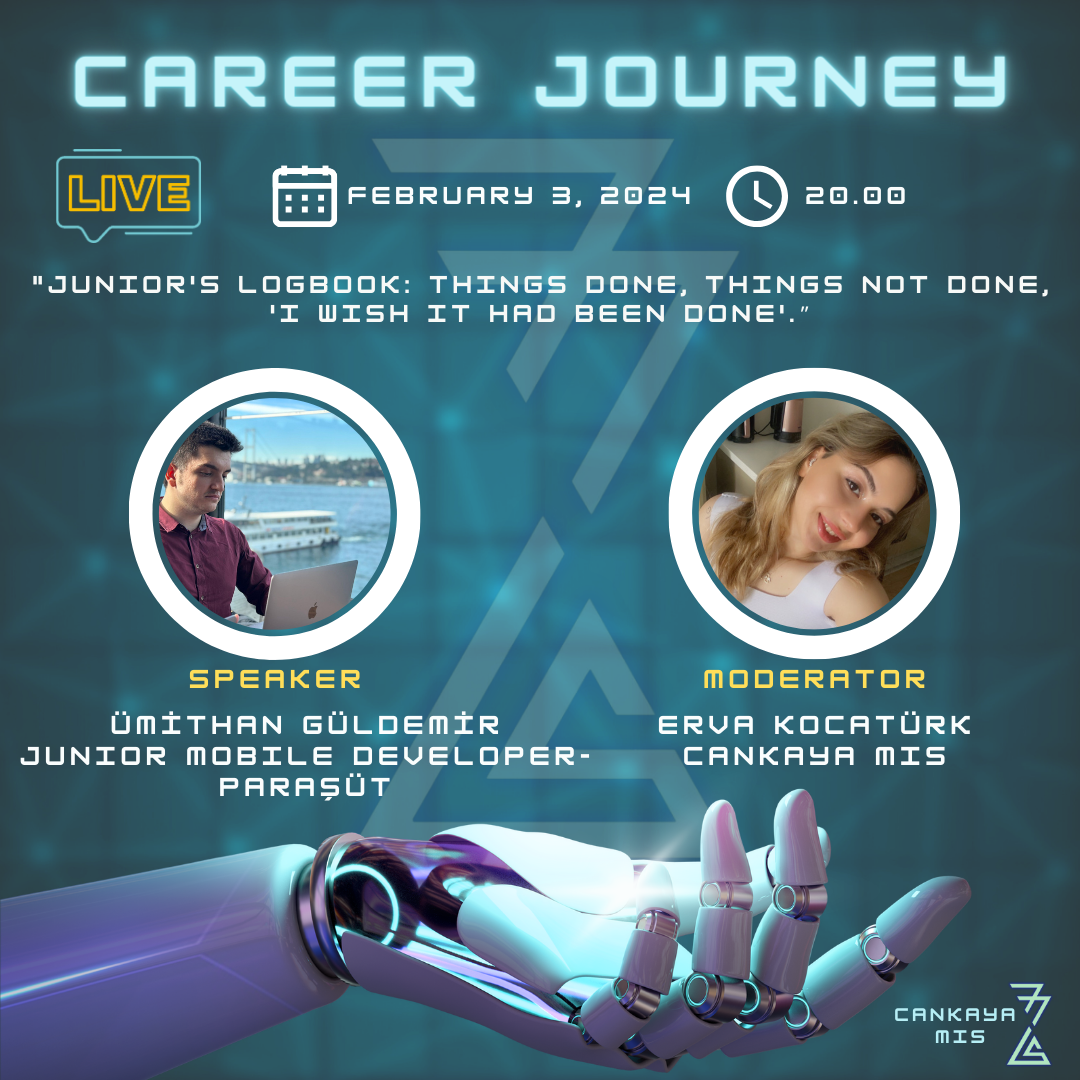 Career Journey with Junior Mobile Developer Ümithan Güldemir from Paraşüt Company , 03.02.2024, 20:00
